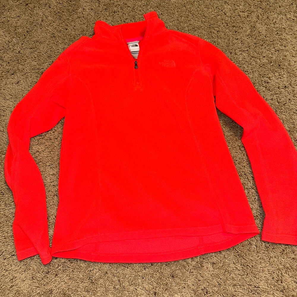 The North Face Bright Red Fleece Pullover